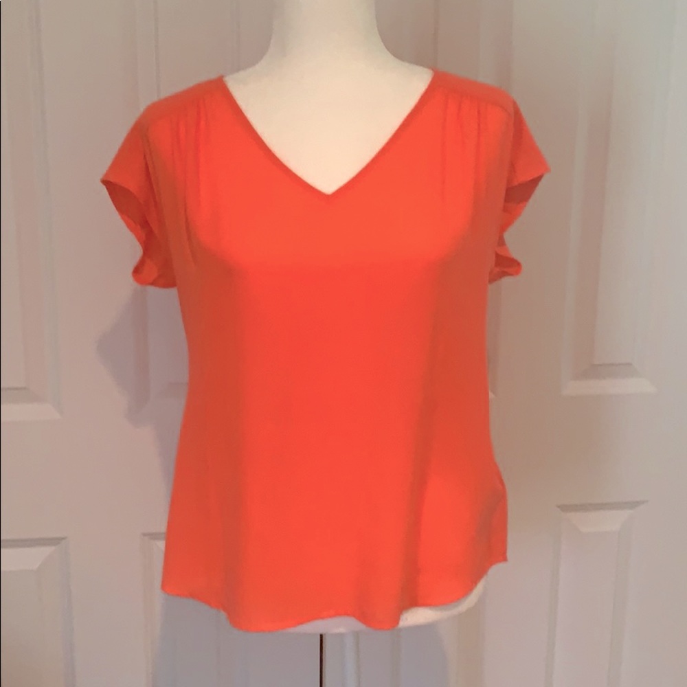Coral Short Sleeved Top